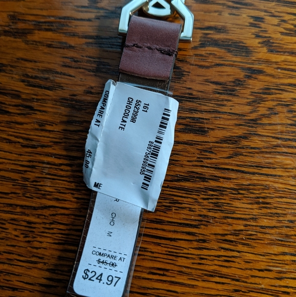 Michael Kors Belts Leather Chocolate Gold Medium - Picture 3 of 7